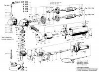 Bosch 0 601 313 005  Angle Grinder 110 V / Eu Spare Parts